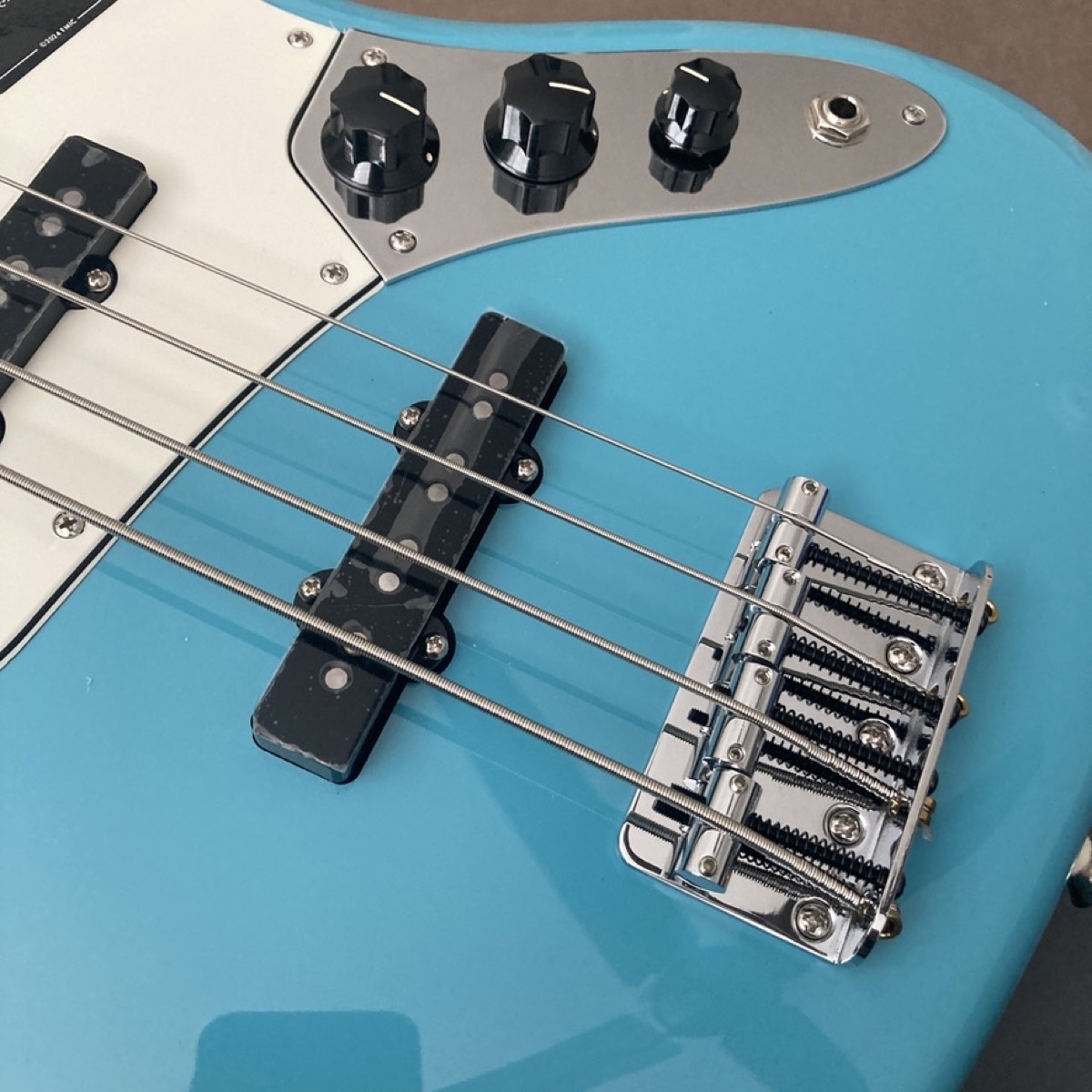 Electric Bass body detail
